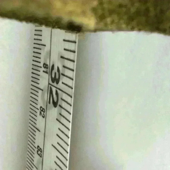 Excellent Cond, DKNY, Velvet-like pleated skirt w/ elastic waistband. Green - Picture 11 of 14